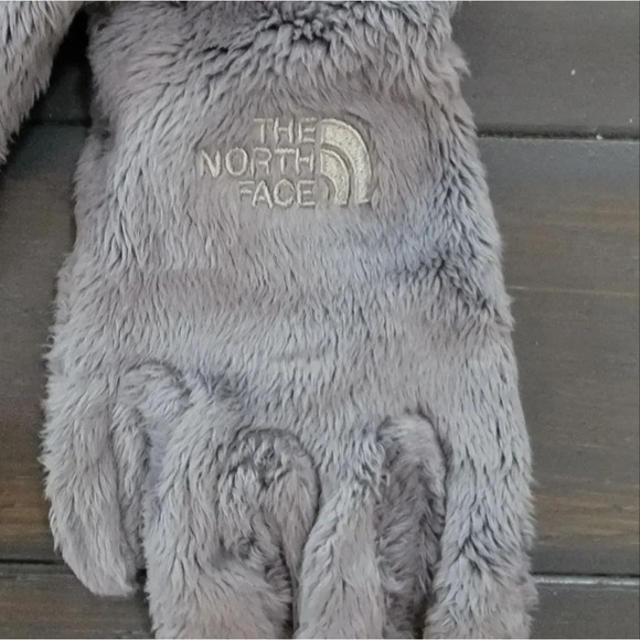 The North Face Kids Grey Girl's Osito fleece Etip Glove sz Medium - Picture 3 of 12